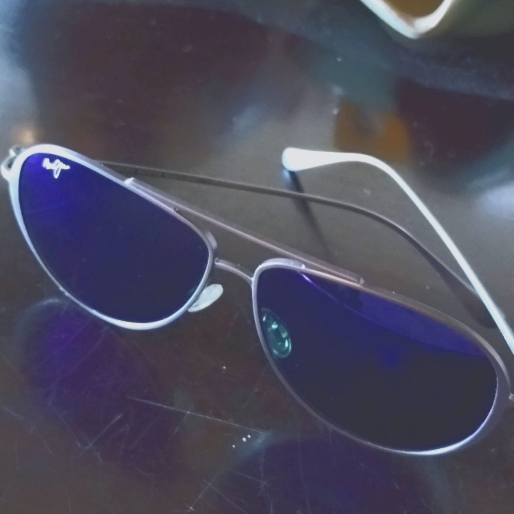 Maui Jim Shallows MJ543-27A Dove Grey Blue Hawaii Polarized Sunglasses